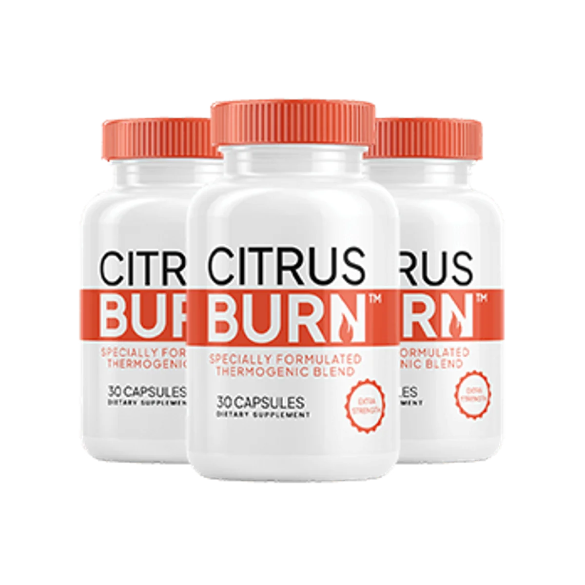Citrus Burn Weight Management Health — Front Label
